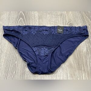 New Simply Vera Wang Navy XL Lace Underwear C31